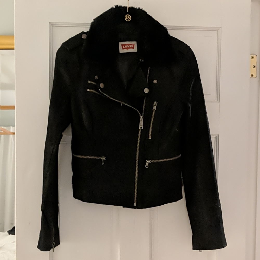 Levi's leather Moto jacket